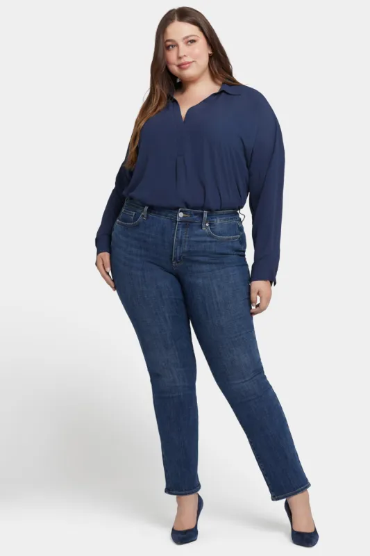 Marilyn Straight Jeans In Plus Size - Marcel sold by NYDJ