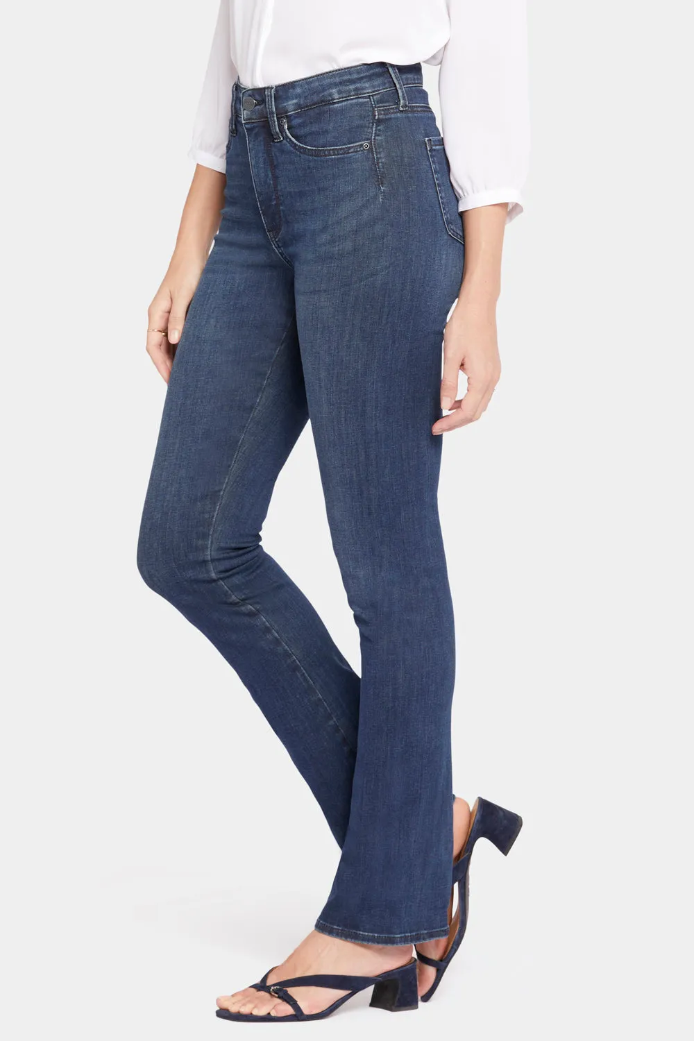 Le Silhouette Slim Bootcut Jeans In Petite - Precious sold by NYDJ product image thumbnail 3