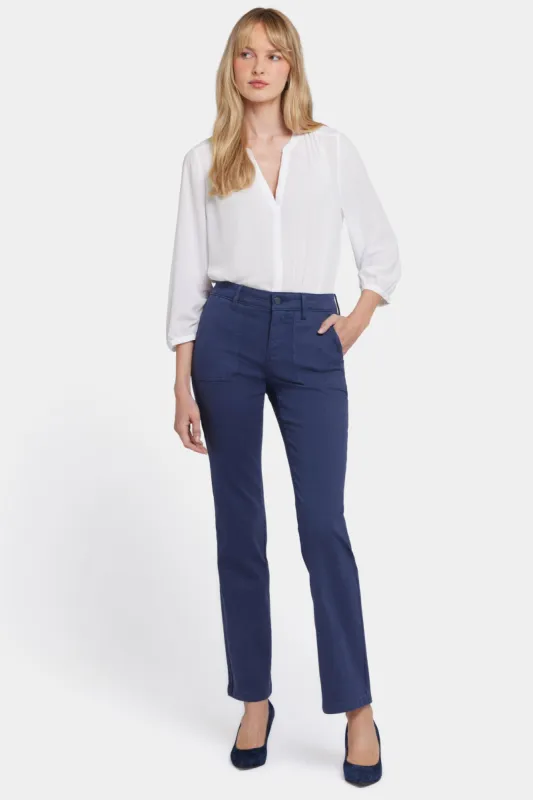 Marilyn Straight Jeans In Petite - Starless Sky sold by NYDJ