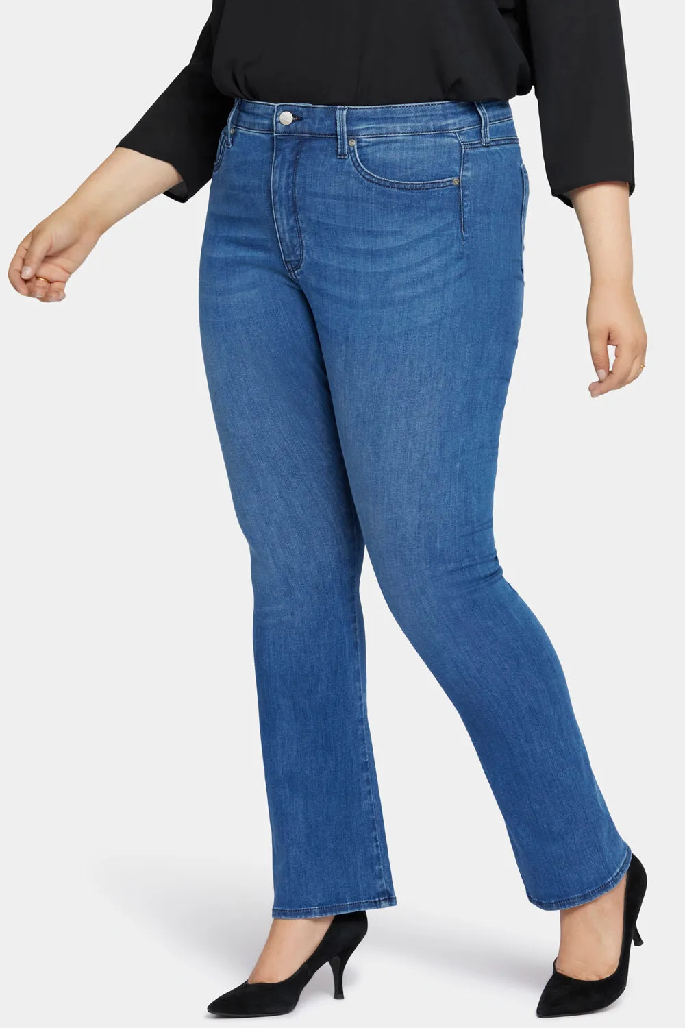 Le Silhouette Slim Bootcut Jeans In Plus Size - Amour sold by NYDJ product image thumbnail 3