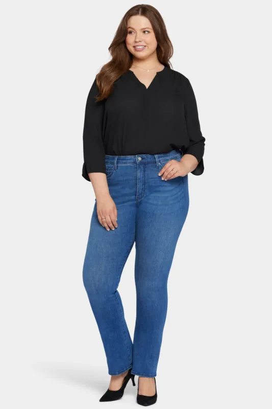 Le Silhouette Slim Bootcut Jeans In Plus Size - Amour sold by NYDJ