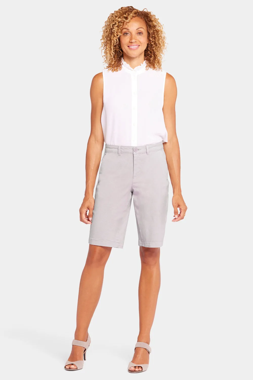 Bermuda Shorts - Pearl Grey sold by NYDJ product image thumbnail 4
