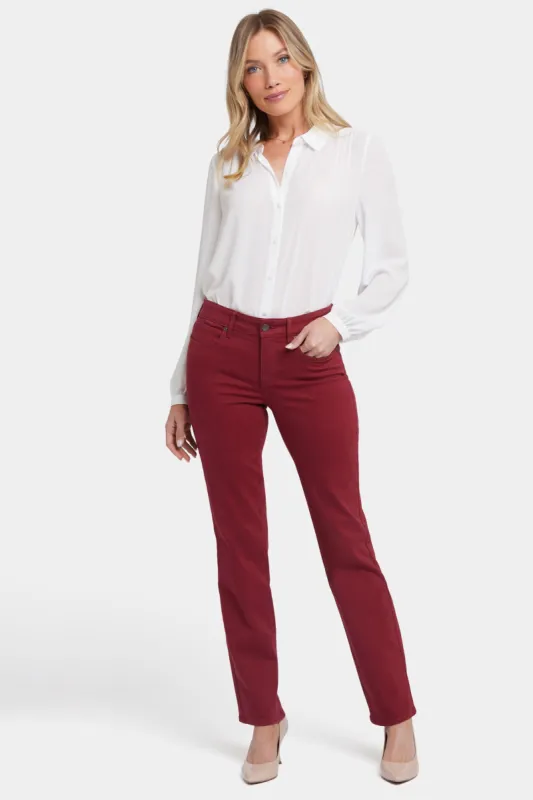 Marilyn Straight Jeans - Wild Currant sold by NYDJ