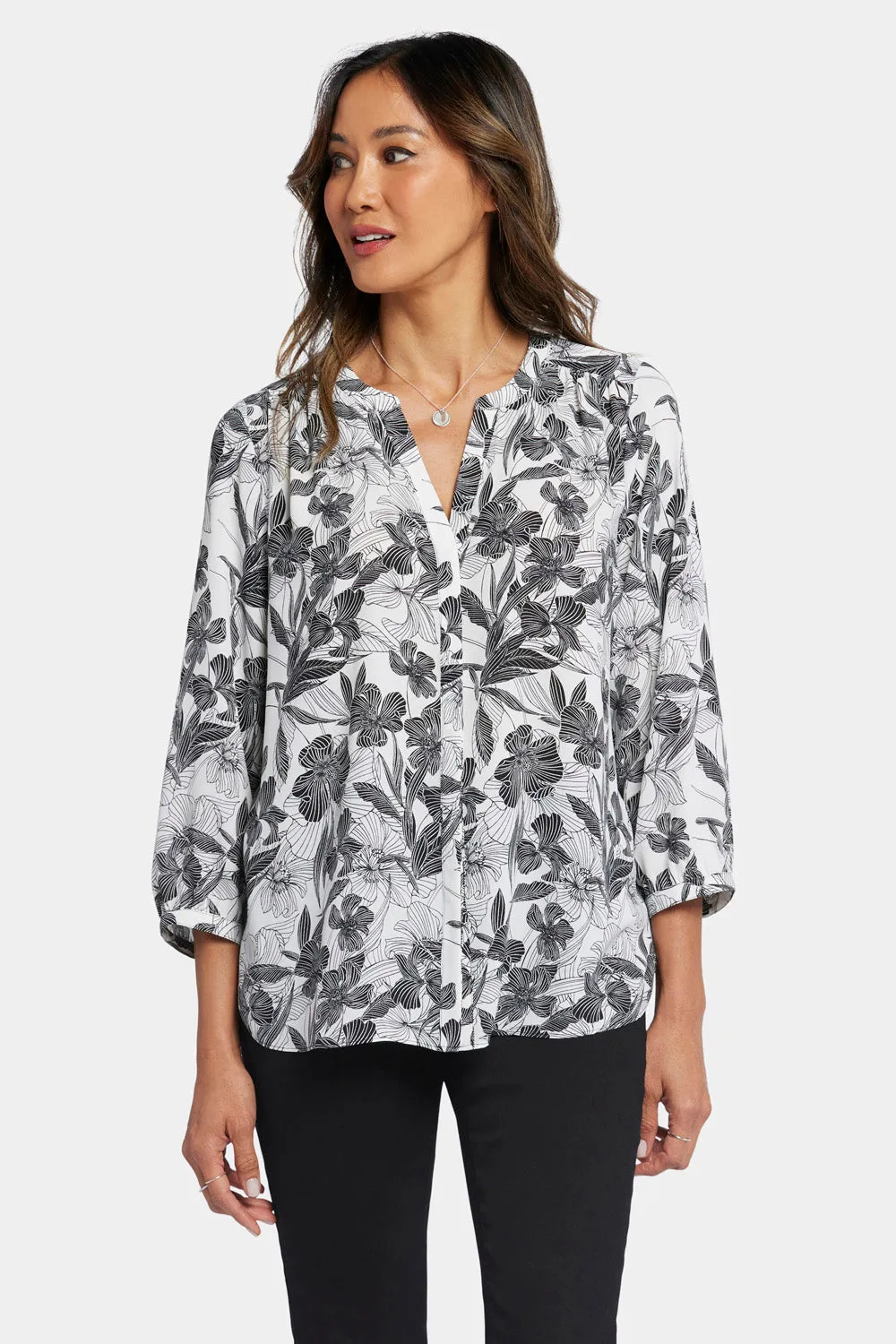 Pintuck Blouse - Acantha sold by NYDJ product image thumbnail 4