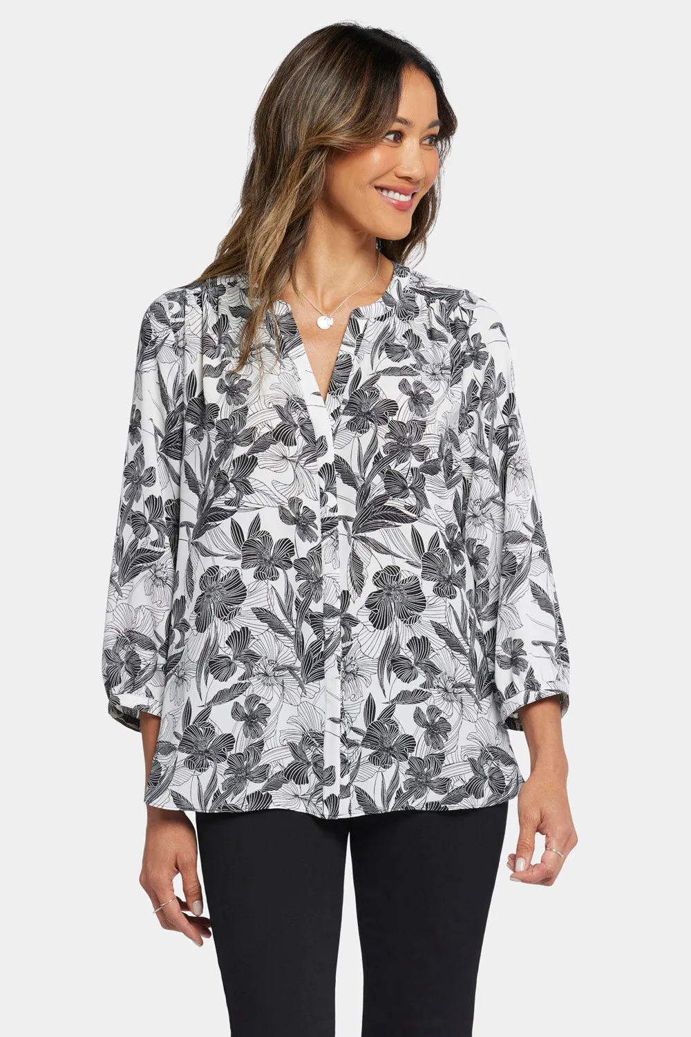 Pintuck Blouse - Acantha sold by NYDJ