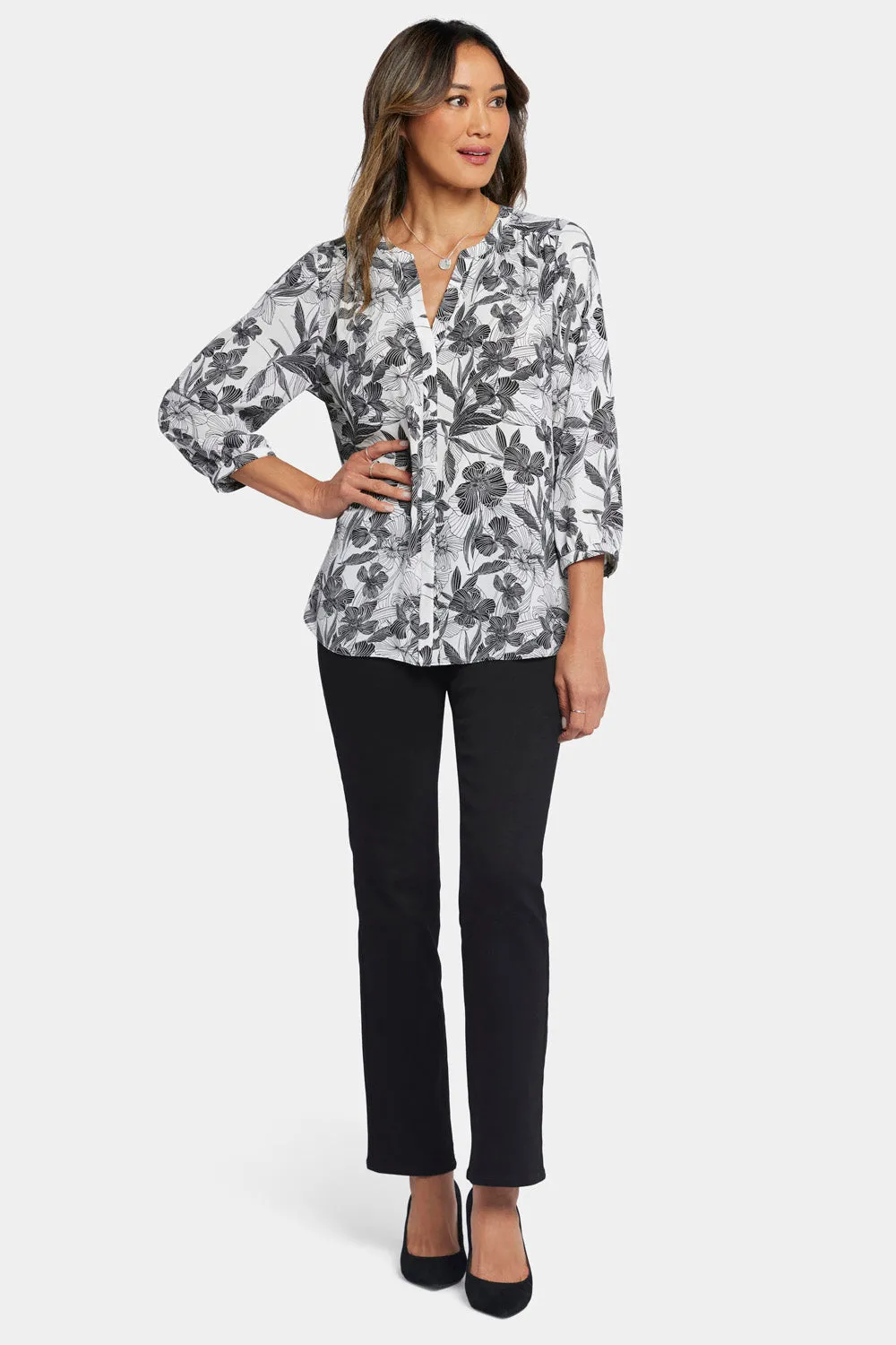 Pintuck Blouse - Acantha sold by NYDJ product image thumbnail 5