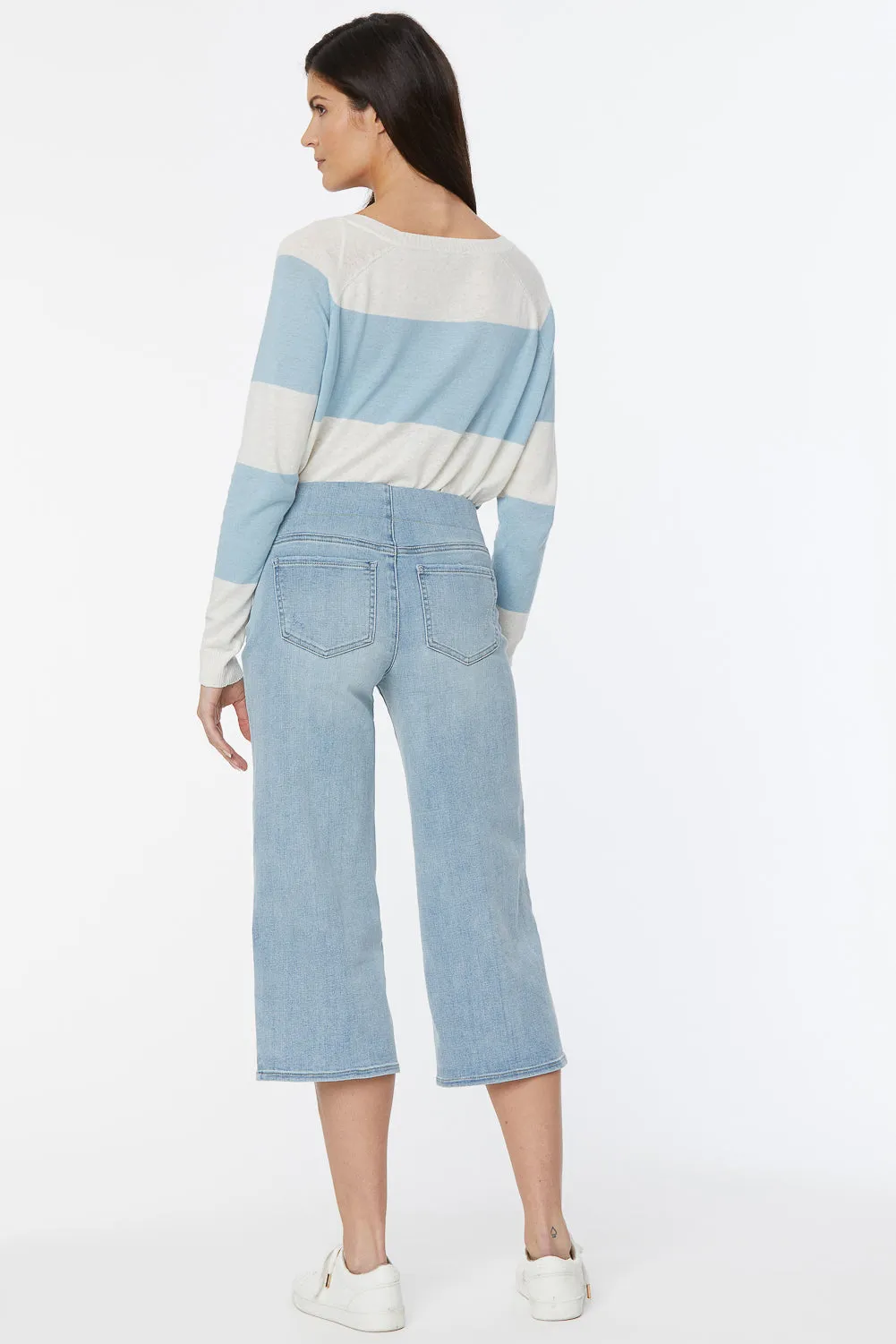 Wide Leg Capri Pull-On Jeans - Clean Solstice sold by NYDJ product image thumbnail 5