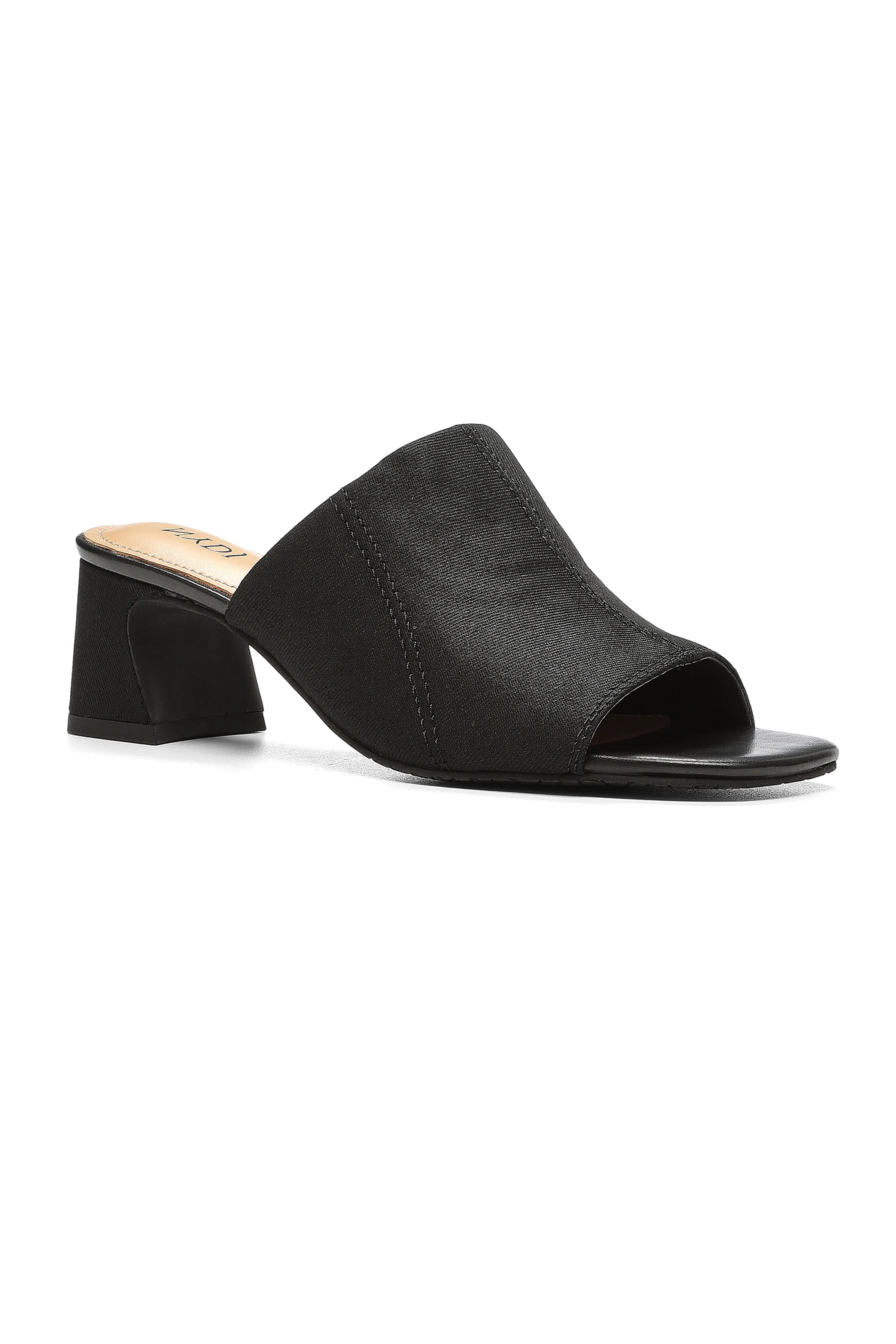 Gwen Stretch Mules - Black sold by NYDJ
