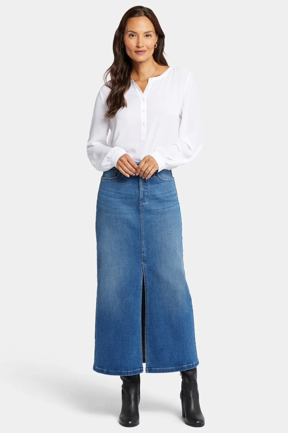High Rise Long Skirt - Fairmont sold by NYDJ product image thumbnail 4