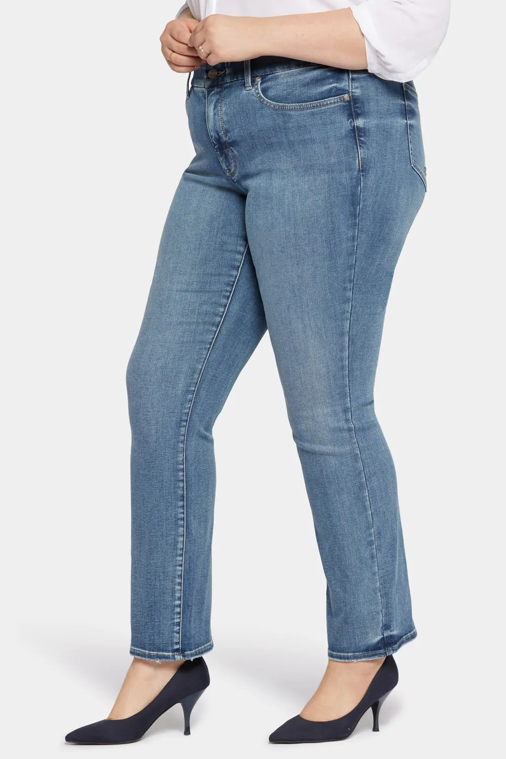 Waist-Match™ Marilyn Straight Jeans In Plus Size - Romance sold by NYDJ product image thumbnail 3