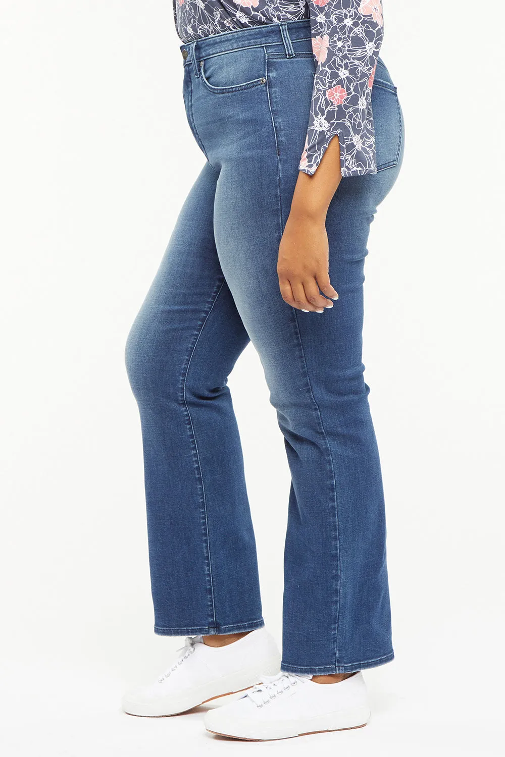 Bailey Relaxed Straight Jeans In Plus Size - Bluewell sold by NYDJ product image thumbnail 3