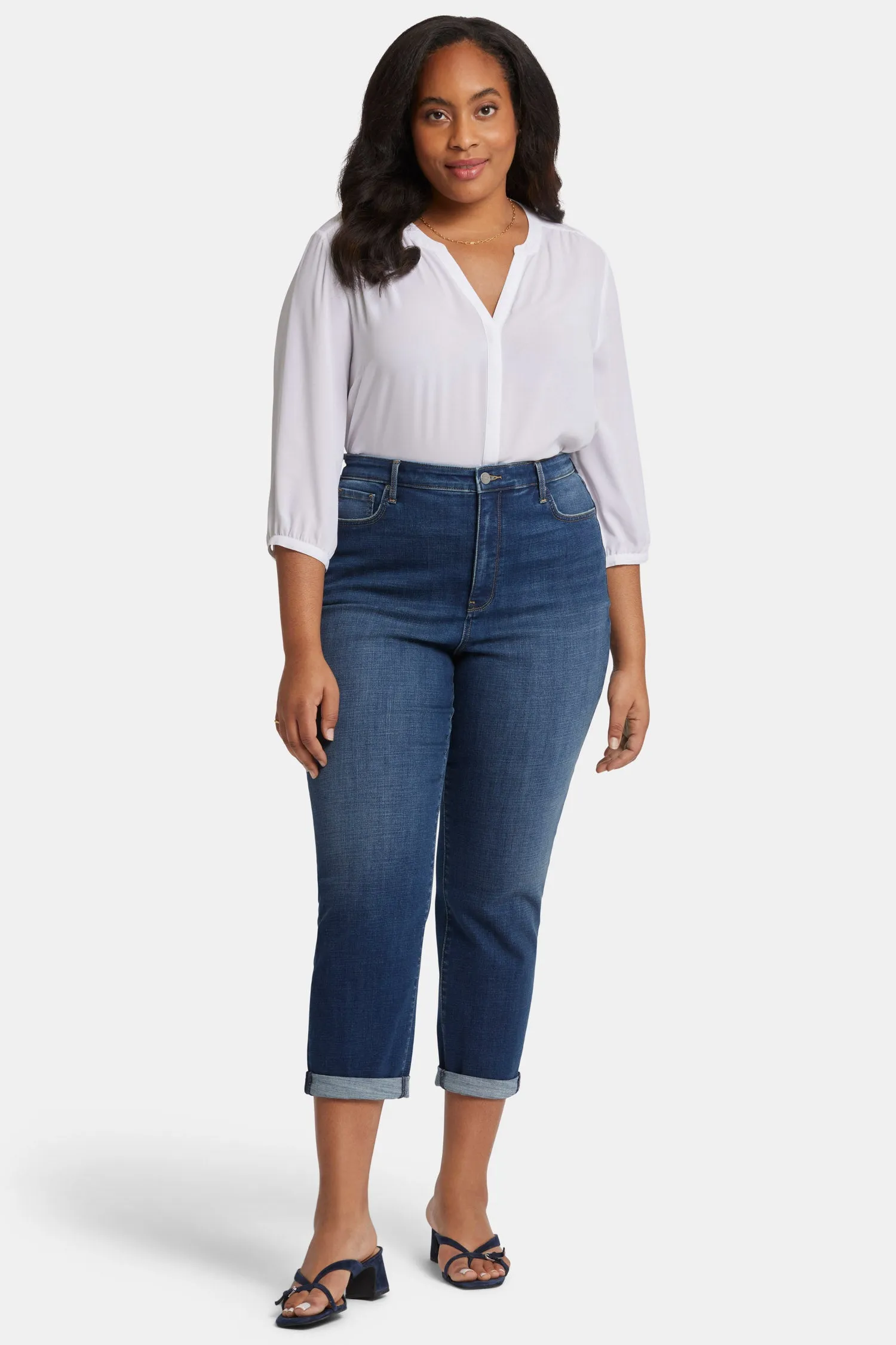 Margot Girlfriend Jeans In Plus Size - Olympus sold by NYDJ