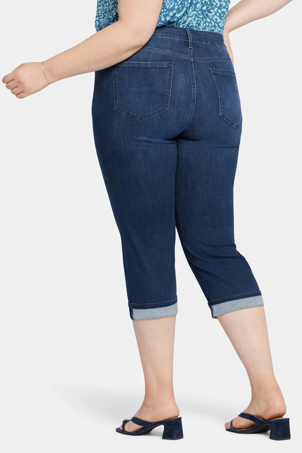 Marilyn Straight Crop Jeans In Plus Size - Inspire sold by NYDJ product image thumbnail 2