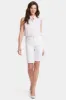 Briella 11 Inch Denim Shorts - Optic White sold by NYDJ