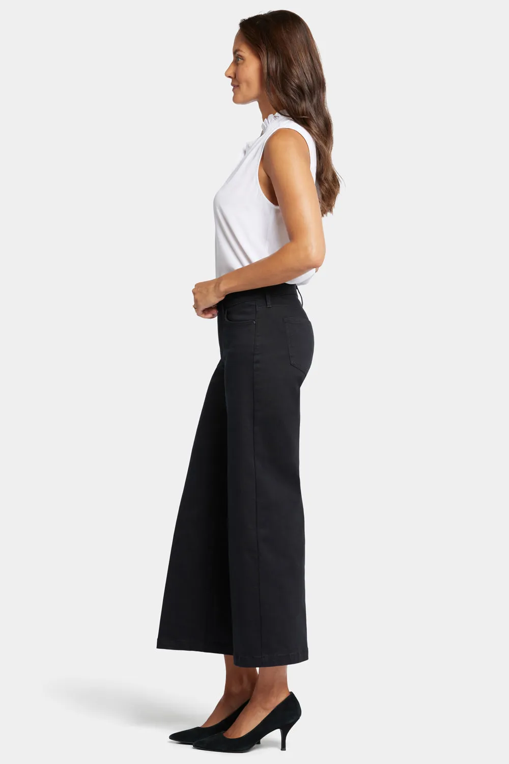 Teresa Wide Leg Ankle Jeans - Black sold by NYDJ product image thumbnail 5