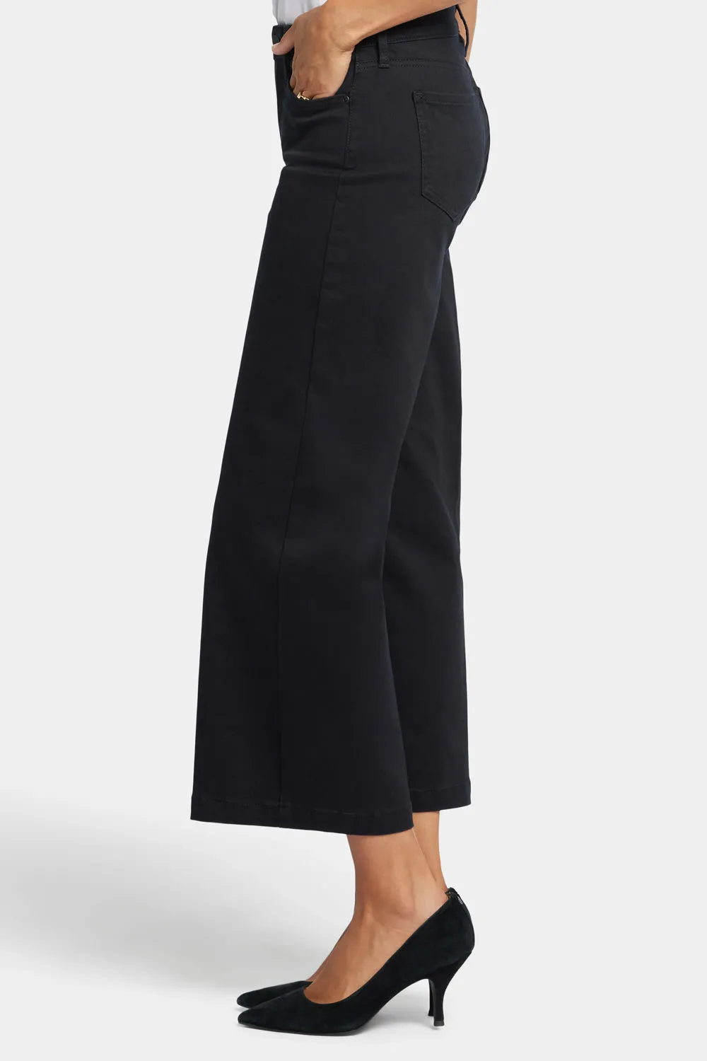Teresa Wide Leg Ankle Jeans - Black sold by NYDJ product image thumbnail 3