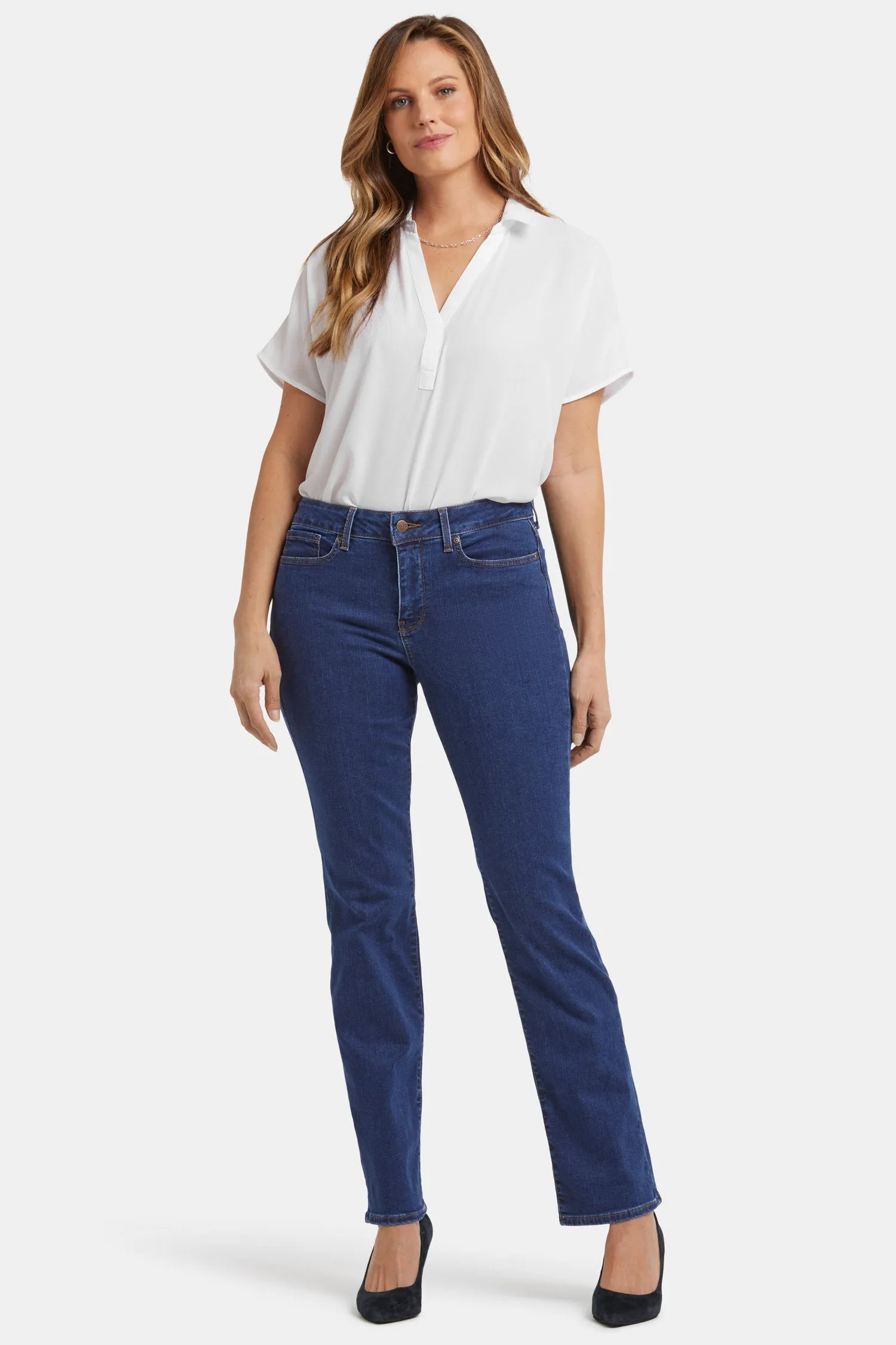 Marilyn Straight Jeans - Quinn sold by NYDJ product image thumbnail 4