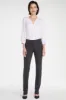 Slim Trouser Pants In Petite - Charcoal Heathered sold by NYDJ