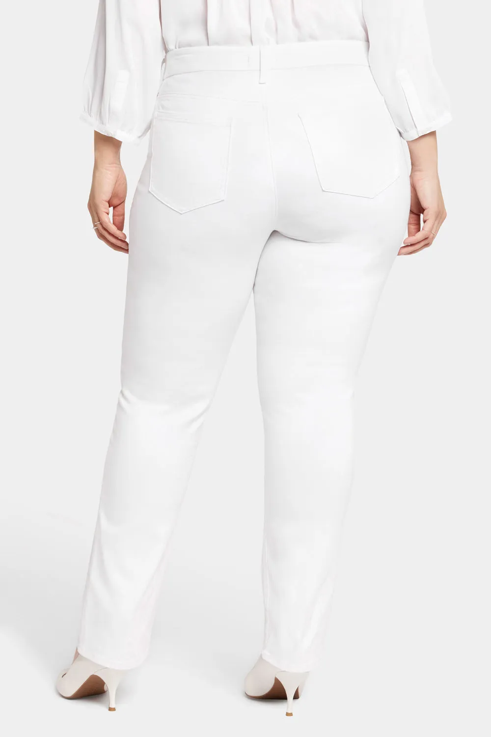 Waist-Match™ Marilyn Straight Jeans In Plus Size - Optic White sold by NYDJ product image thumbnail 2