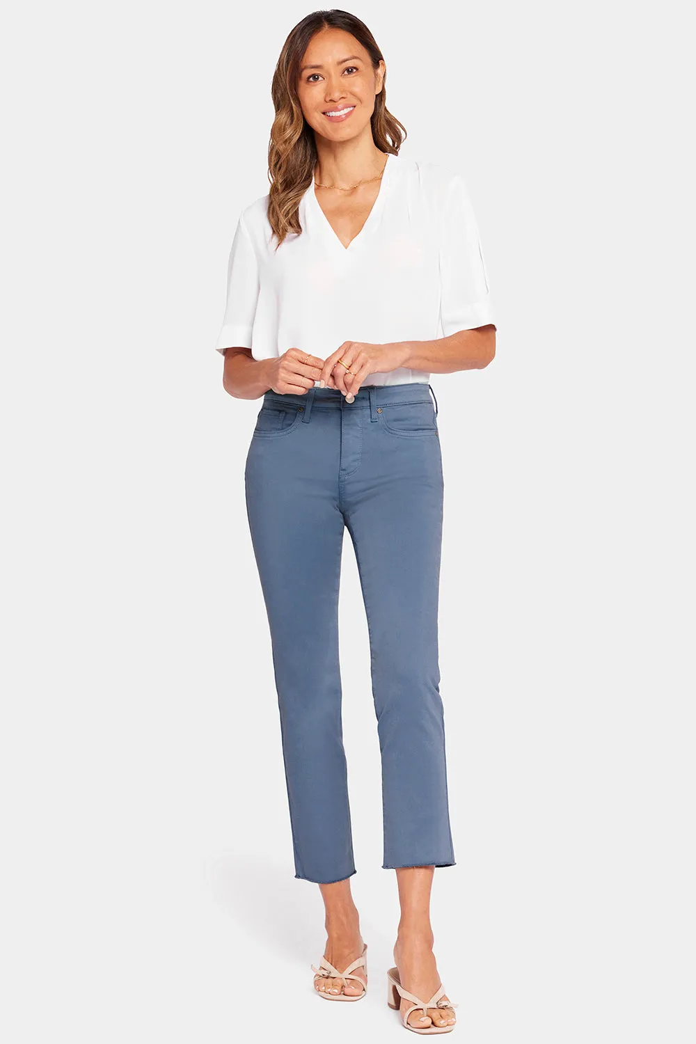 Sheri Slim Ankle Jeans - Blue Stone sold by NYDJ
