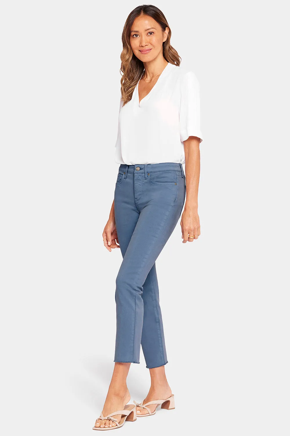 Sheri Slim Ankle Jeans - Blue Stone sold by NYDJ product image thumbnail 5