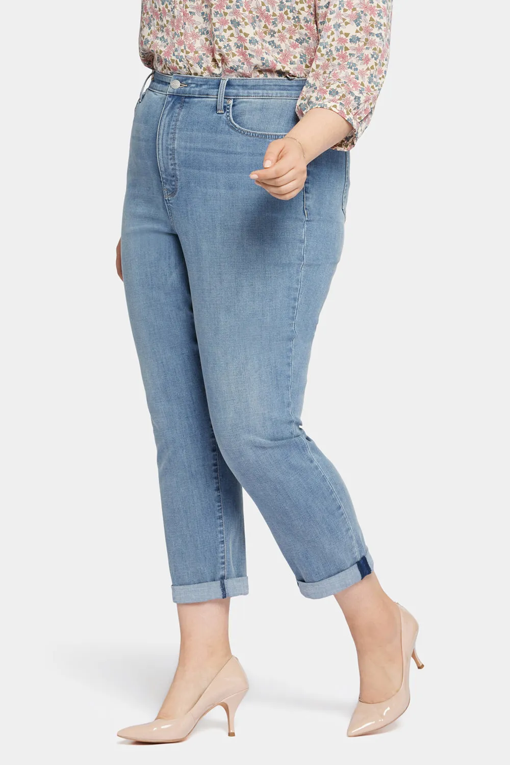 Margot Girlfriend Jeans In Plus Size - Angel sold by NYDJ product image thumbnail 3