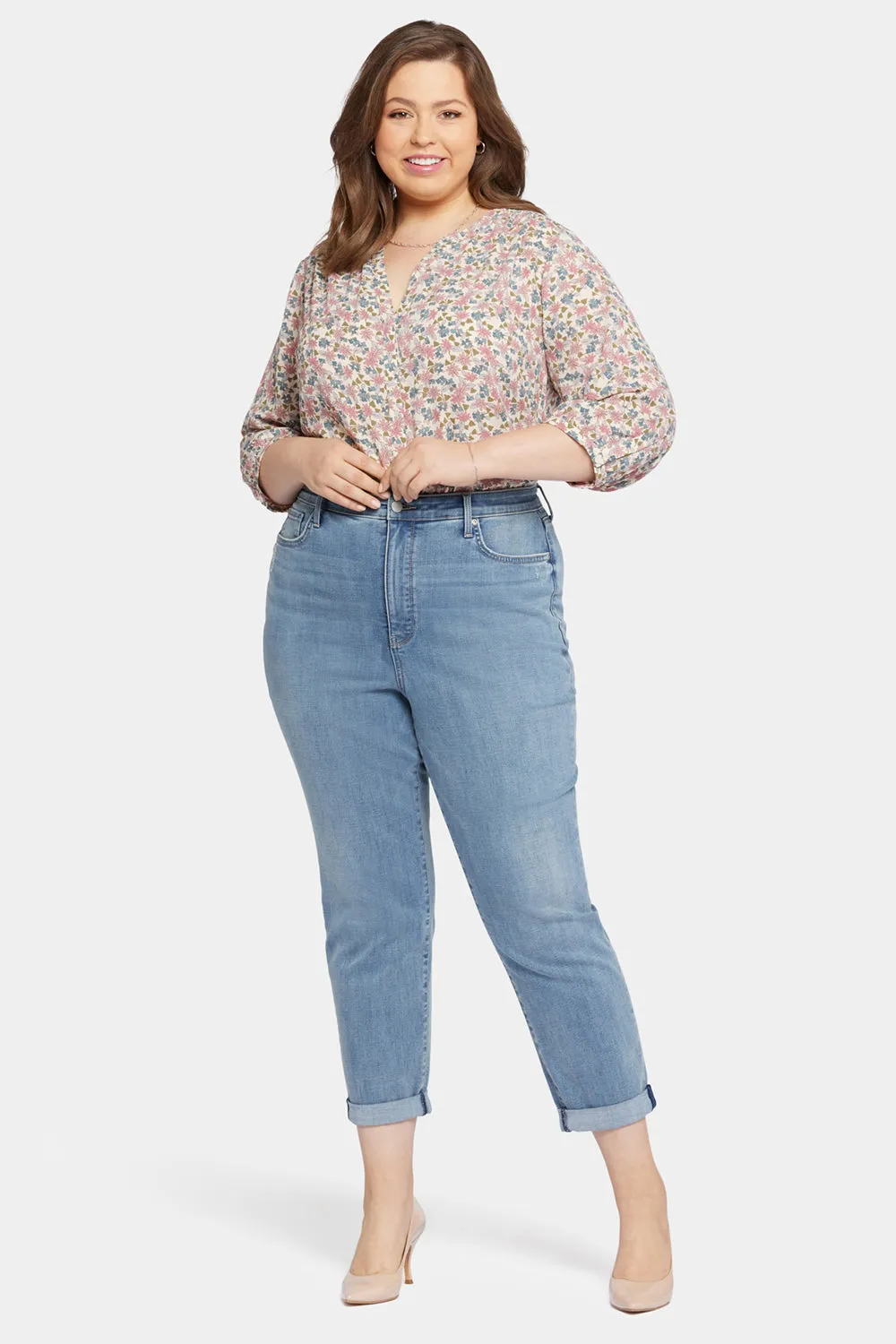 Margot Girlfriend Jeans In Plus Size - Angel sold by NYDJ product image thumbnail 4