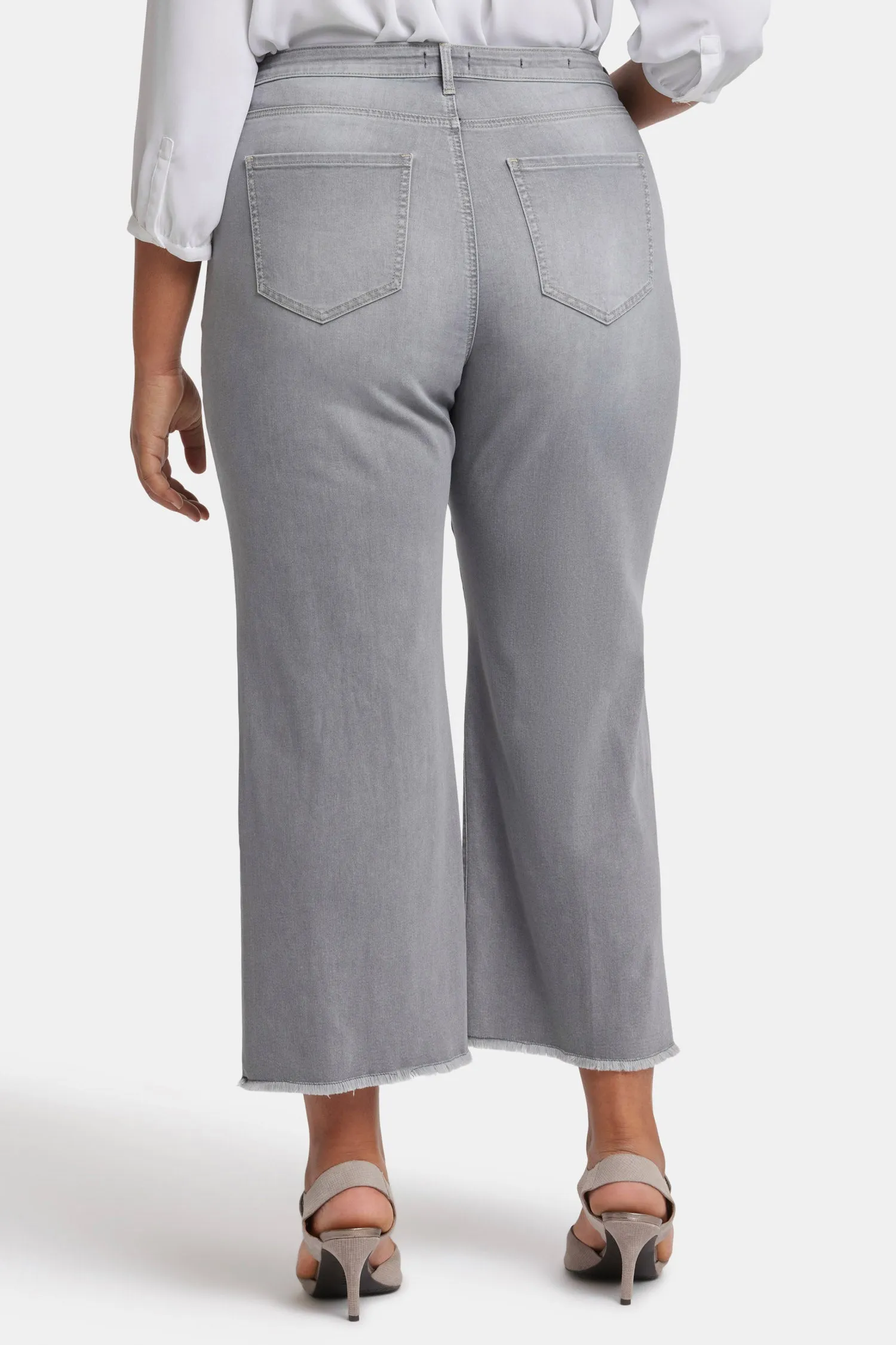 Teresa Wide Leg Ankle Jeans In Plus Size - Rock Sand sold by NYDJ product image thumbnail 2