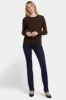 Cashmere Essential Crewneck Sweater - Brown sold by NYDJ