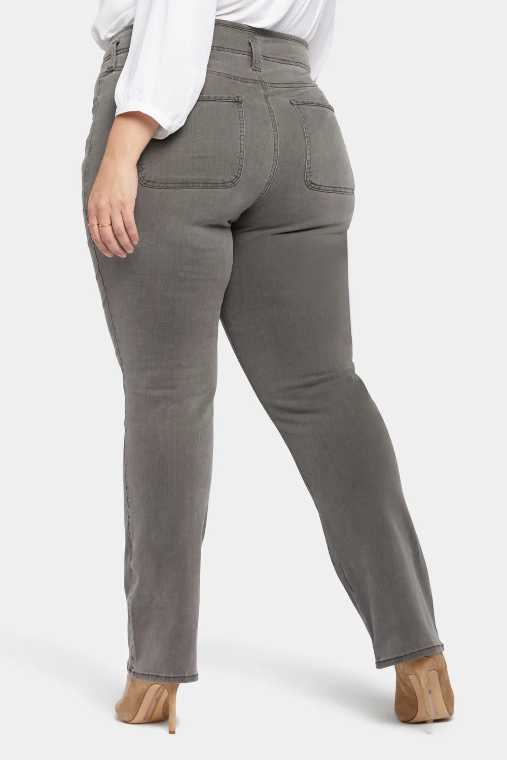 Marilyn Straight Jeans In Plus Size - Smokey Mountain sold by NYDJ product image thumbnail 2