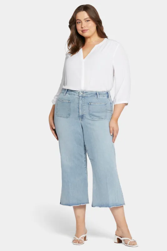Patchie Wide Leg Capri Jeans In Plus Size - Divine sold by NYDJ