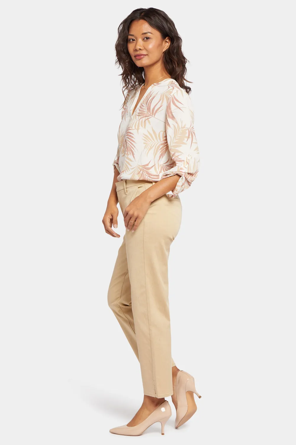 Relaxed Ankle Trouser Pants - Cashmere sold by NYDJ product image thumbnail 5