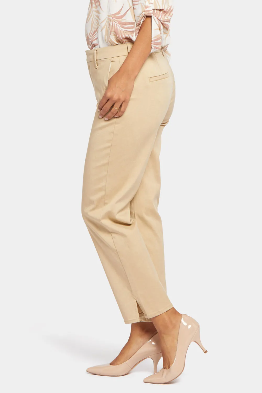 Relaxed Ankle Trouser Pants - Cashmere sold by NYDJ product image thumbnail 3