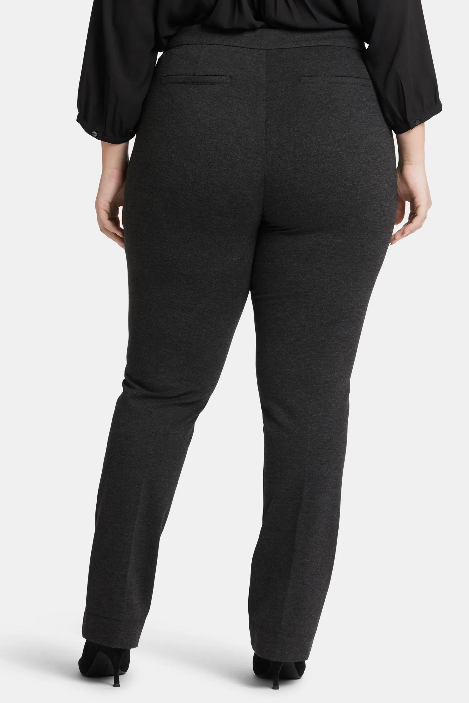 Slim Trouser Pants In Plus Size - Charcoal Heathered sold by NYDJ product image thumbnail 2