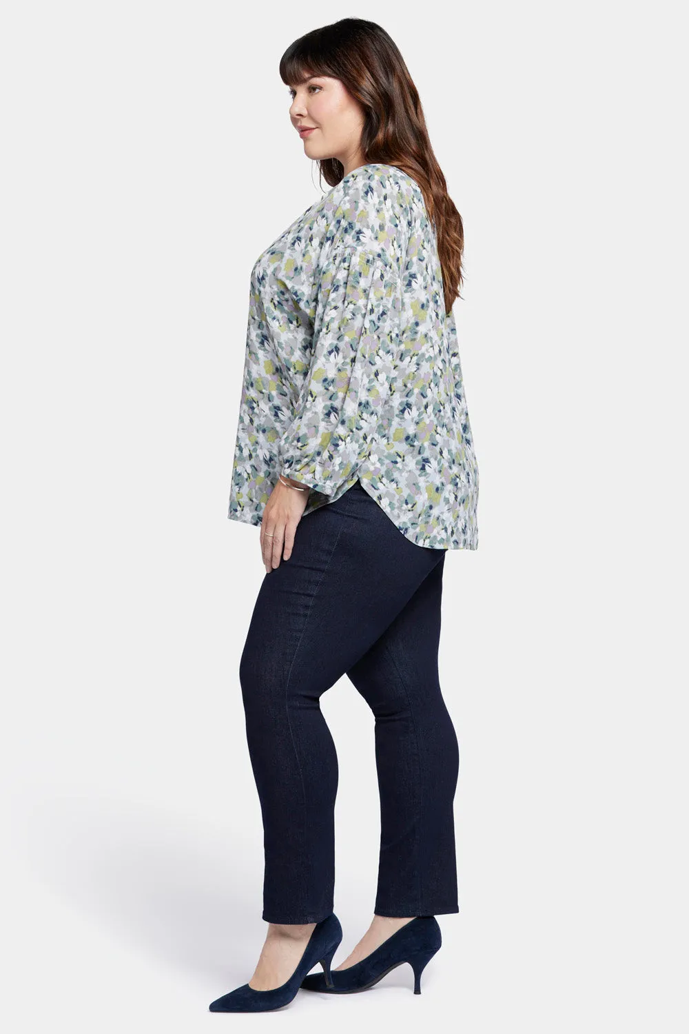Paulina Peasant Blouse In Plus Size - Bloomington sold by NYDJ product image thumbnail 3