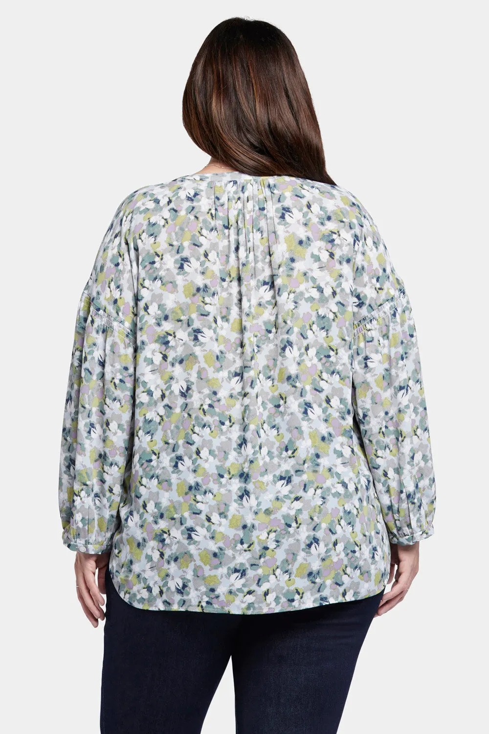 Paulina Peasant Blouse In Plus Size - Bloomington sold by NYDJ product image thumbnail 2
