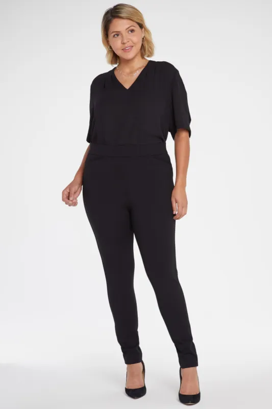 Pull-On Legging Pants In Plus Size - Black sold by NYDJ