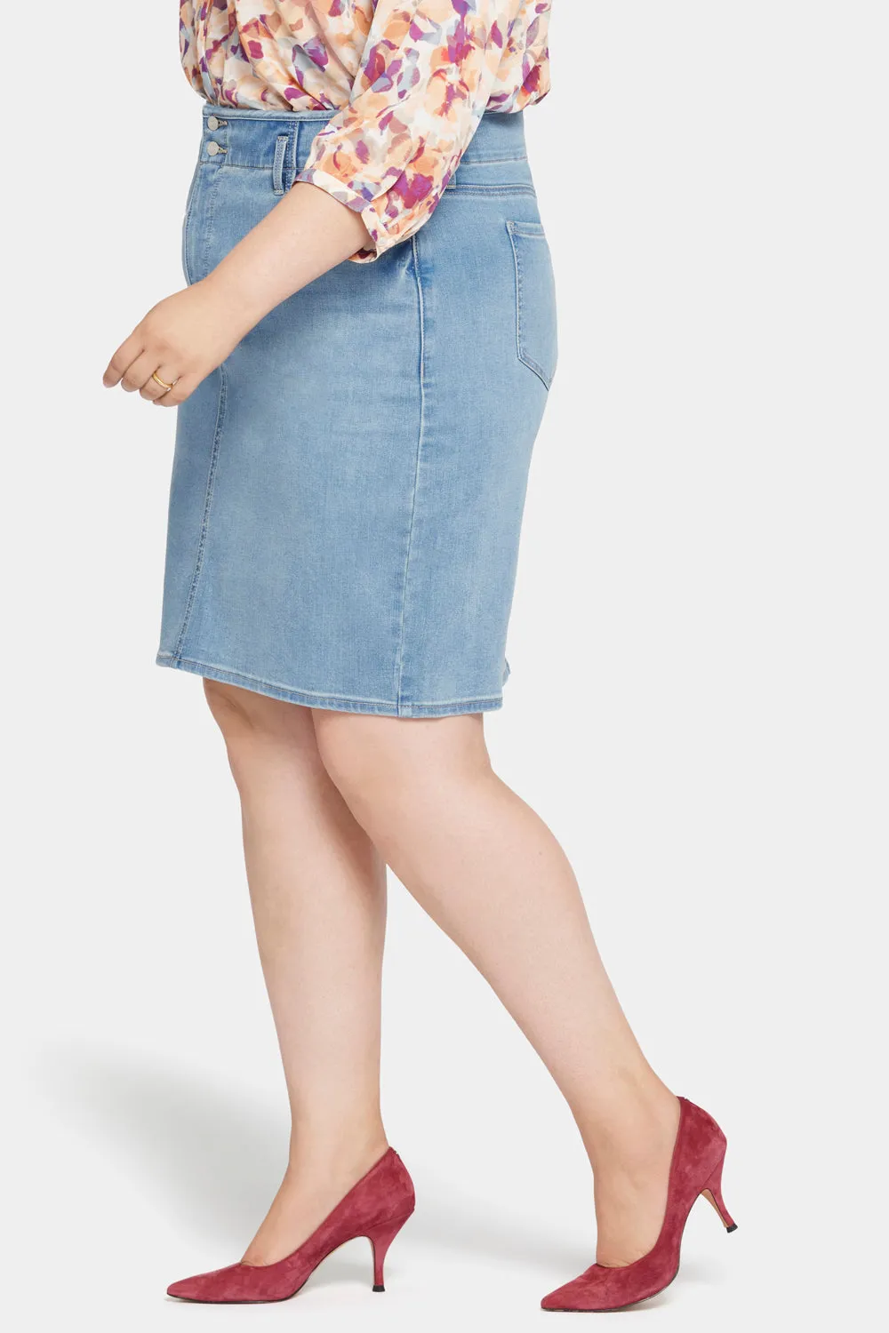 High Waist Skirt In Plus Size - Crystalline sold by NYDJ product image thumbnail 3