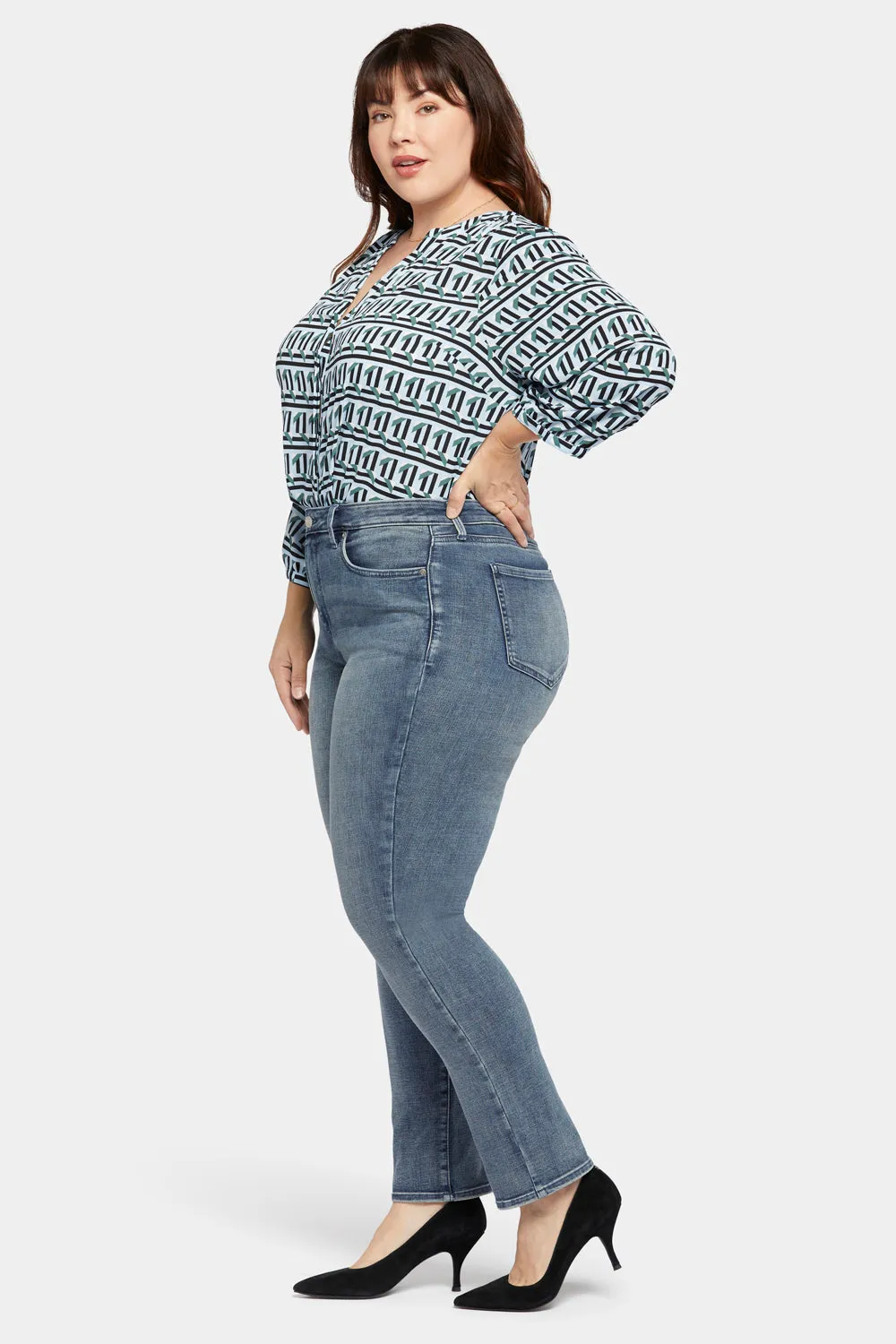 Sheri Slim Jeans In Plus Size - Playlist sold by NYDJ product image thumbnail 5