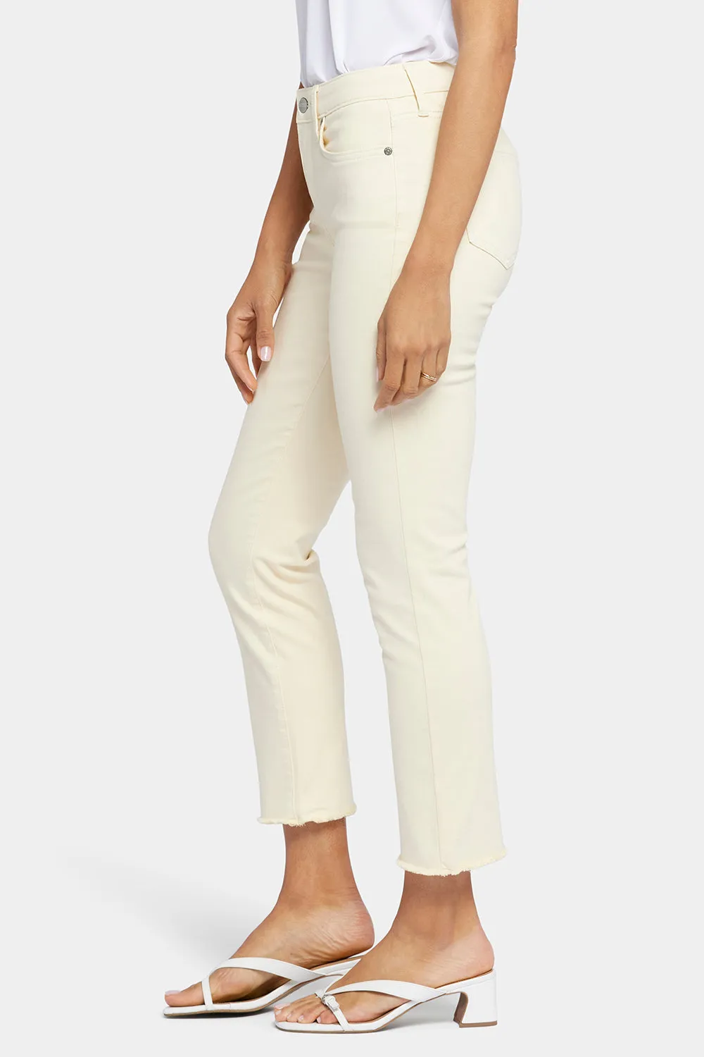 Sheri Slim Ankle Jeans In Petite - Banana Sorbet sold by NYDJ product image thumbnail 3