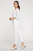Marilyn Straight Ankle Jeans - Optic White sold by NYDJ