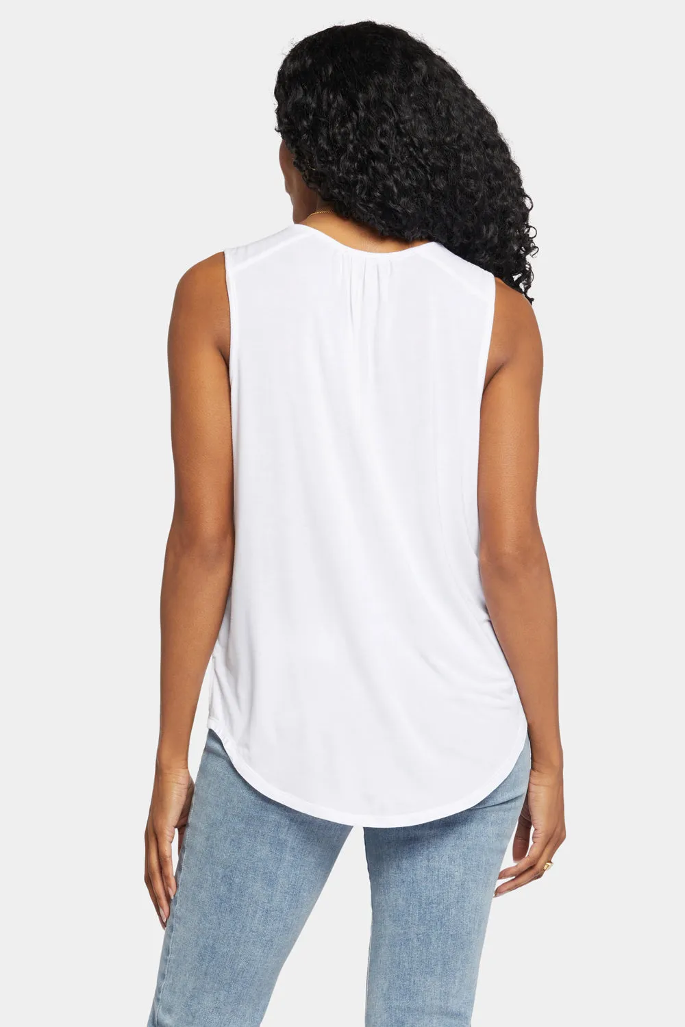 Sleeveless Perfect Tee - Optic White sold by NYDJ product image thumbnail 2