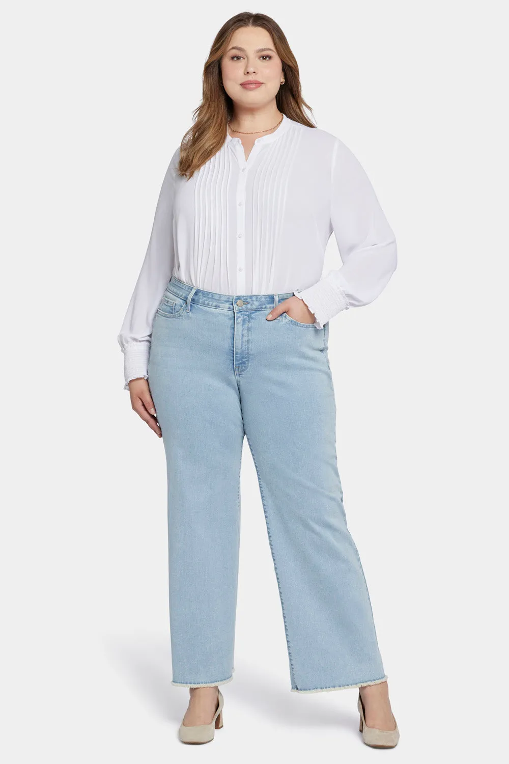 Teresa Wide Leg Ankle Jeans In Plus Size - Westminster sold by NYDJ product image thumbnail 4