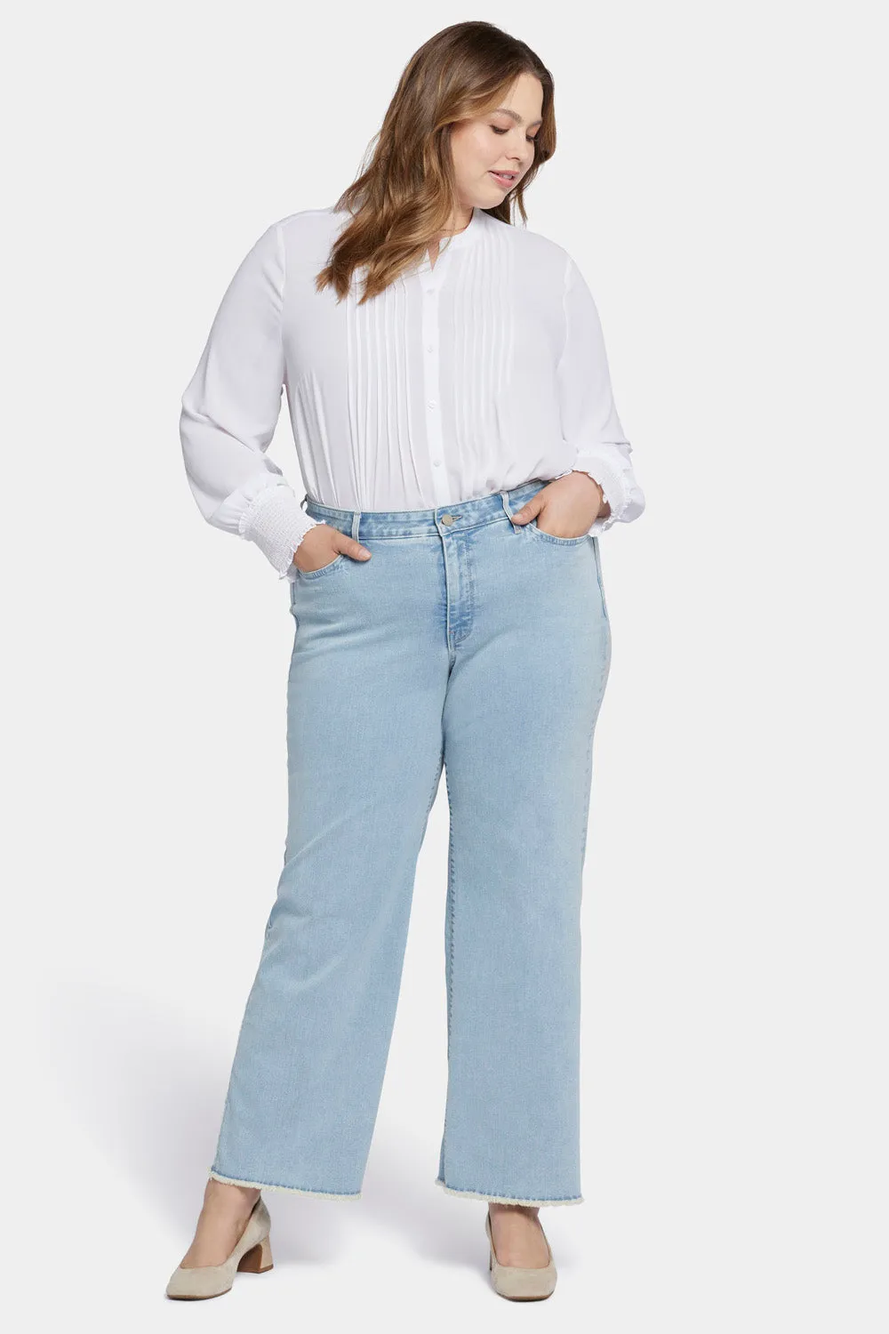 Teresa Wide Leg Ankle Jeans In Plus Size - Westminster sold by NYDJ