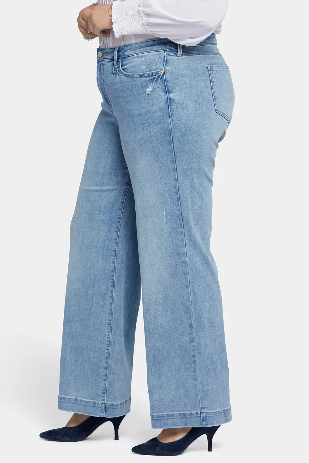 Teresa Wide Leg Jeans In Plus Size - Lakefront sold by NYDJ product image thumbnail 3