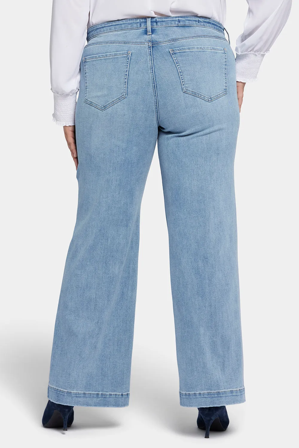 Teresa Wide Leg Jeans In Plus Size - Lakefront sold by NYDJ product image thumbnail 2