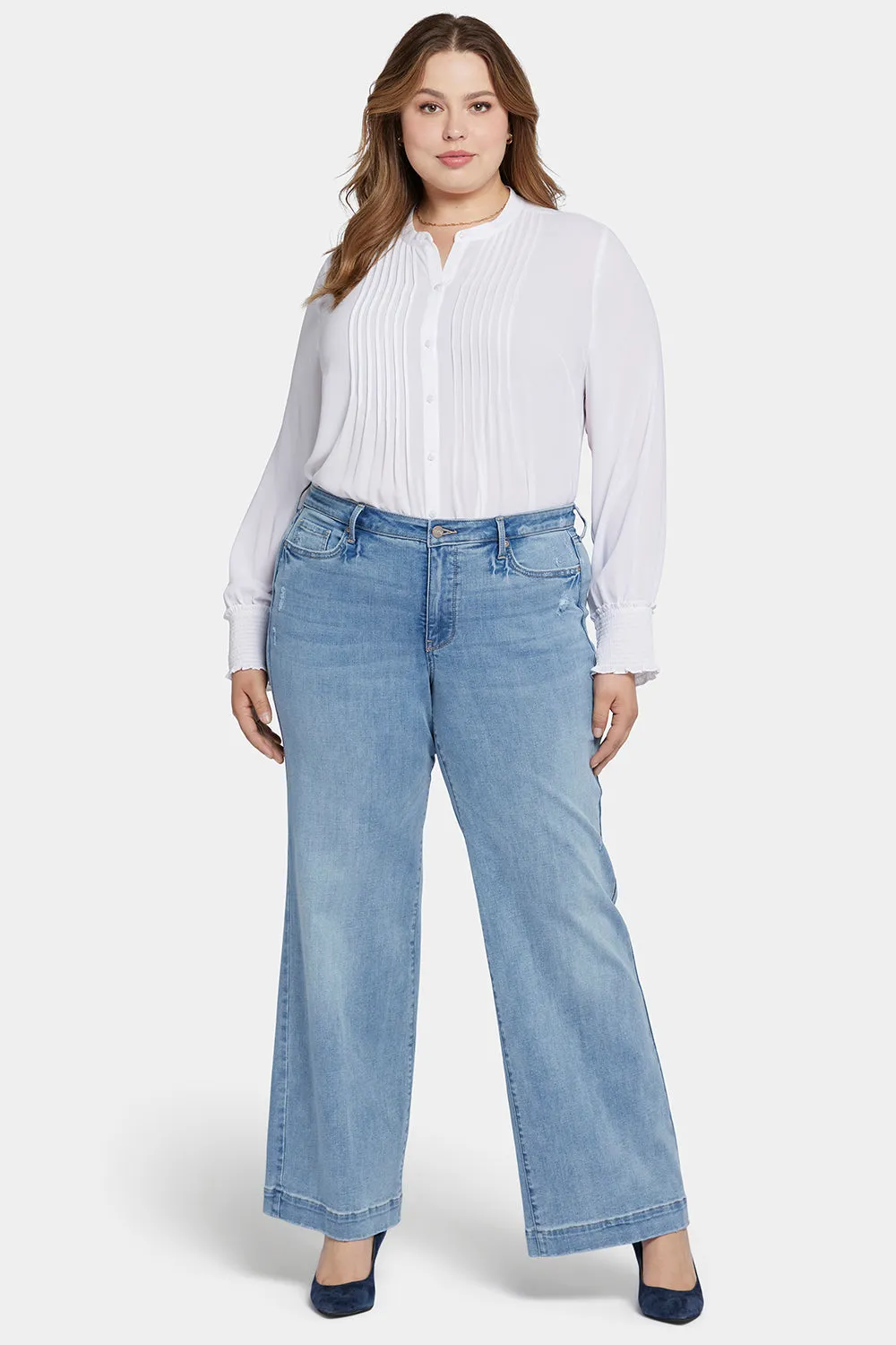 Teresa Wide Leg Jeans In Plus Size - Lakefront sold by NYDJ product image thumbnail 4