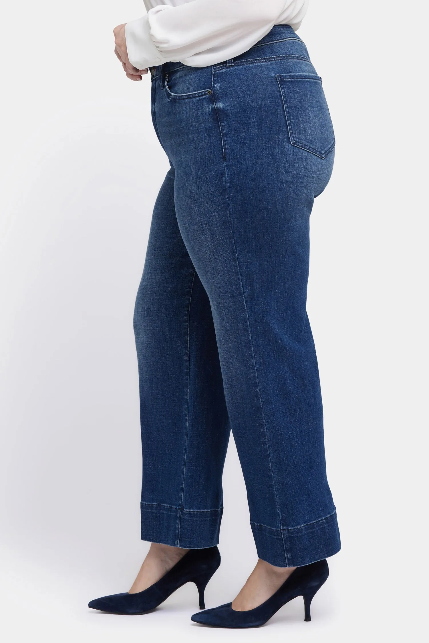 Teresa Wide Leg Ankle Jeans In Plus Size - Moonlight sold by NYDJ product image thumbnail 3