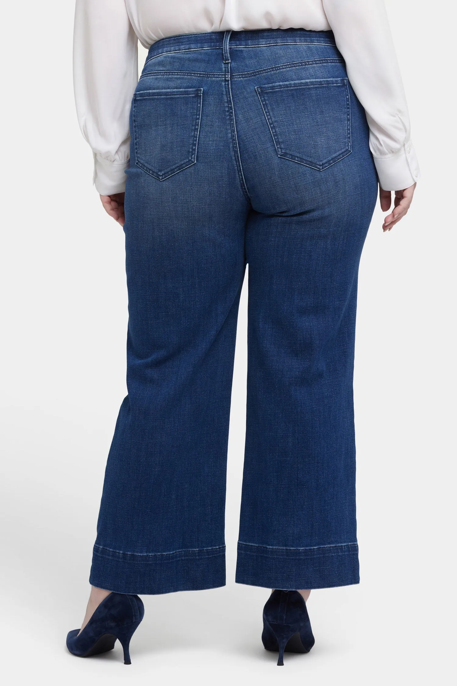 Teresa Wide Leg Ankle Jeans In Plus Size - Moonlight sold by NYDJ product image thumbnail 2