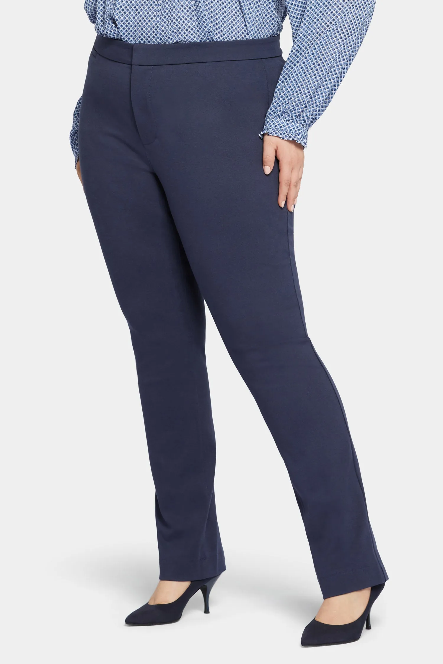 Slim Trouser Pants In Plus Size - Oxford Navy sold by NYDJ product image thumbnail 3